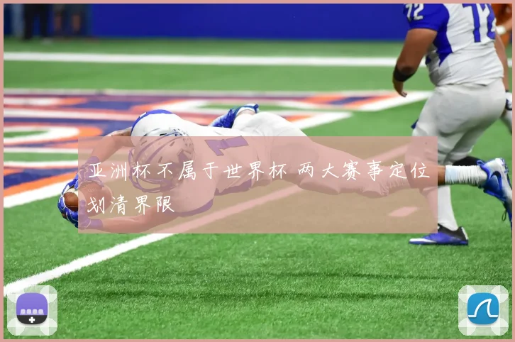 亚洲杯不属于世界杯 两大赛事定位划清界限