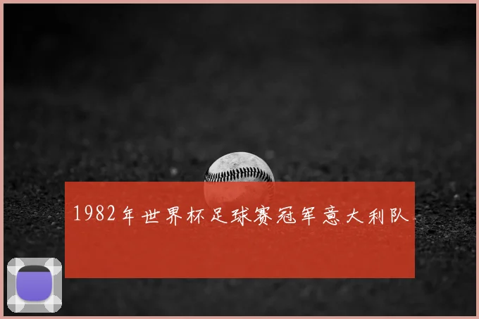 1982年世界杯足球赛冠军意大利队